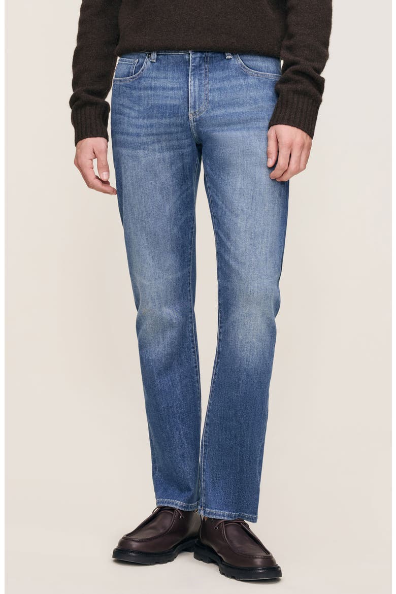 Avery Relaxed Straight Leg Jeans, Main, color, SEA HARBOR
