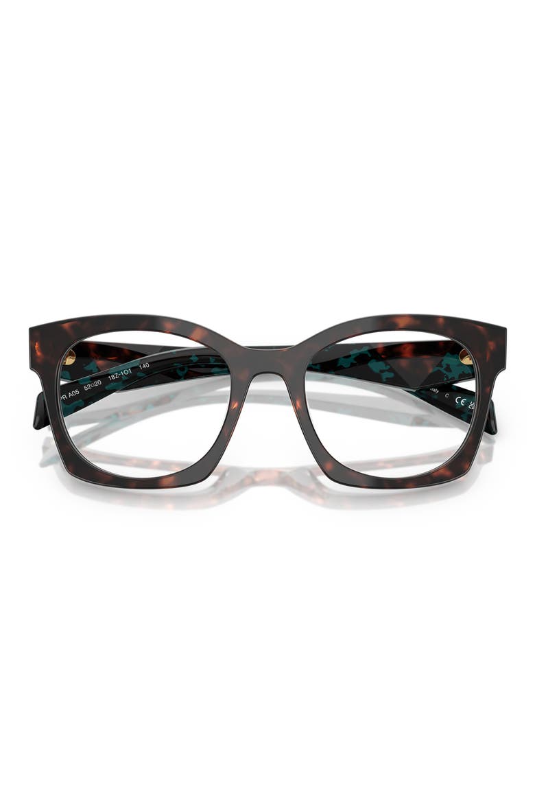 52mm Square Optical Glasses, Alternate, color, BROWN TORTOISE