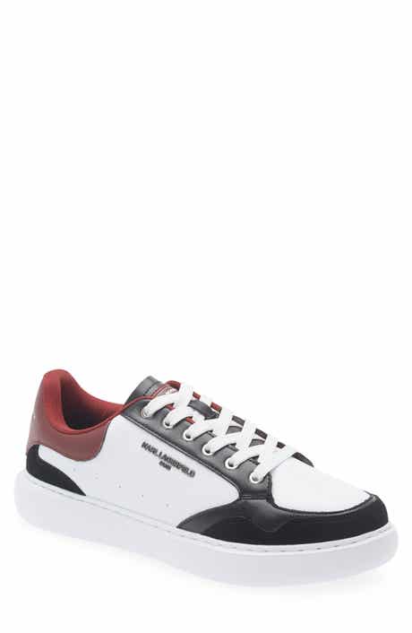 KARL LAGERFELD PARIS Leather Low Top Sneaker