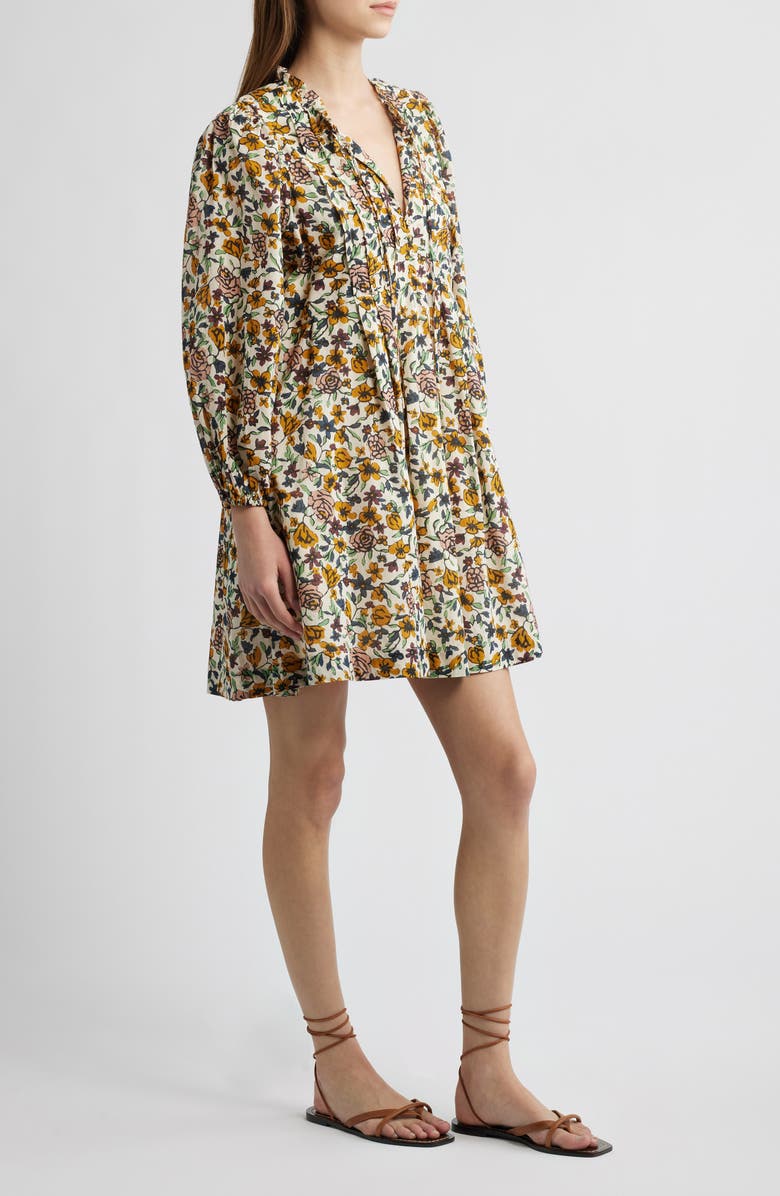 Cleobella Scarlet Organic Cotton Minidress, Alternate, color, Wild Cosmos