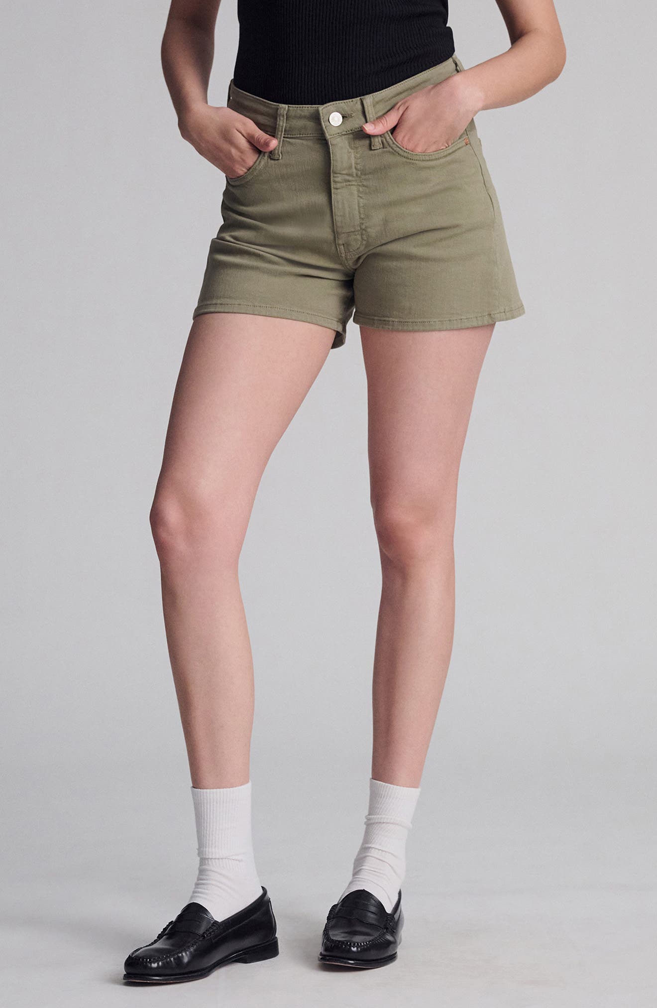 Heidi High Waist Denim Shorts
