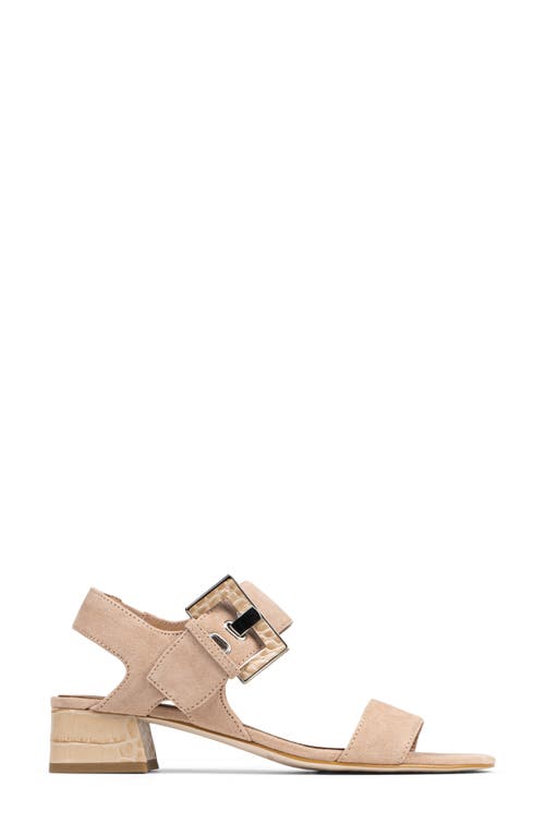 DONALD PLINER DONALD PLINER CROC EMBOSSED HEEL SANDAL 