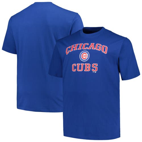 Men's Profile Royal Chicago Cubs Big & Tall Heart & Soul T-Shirt at Nordstrom, Size 2Xb