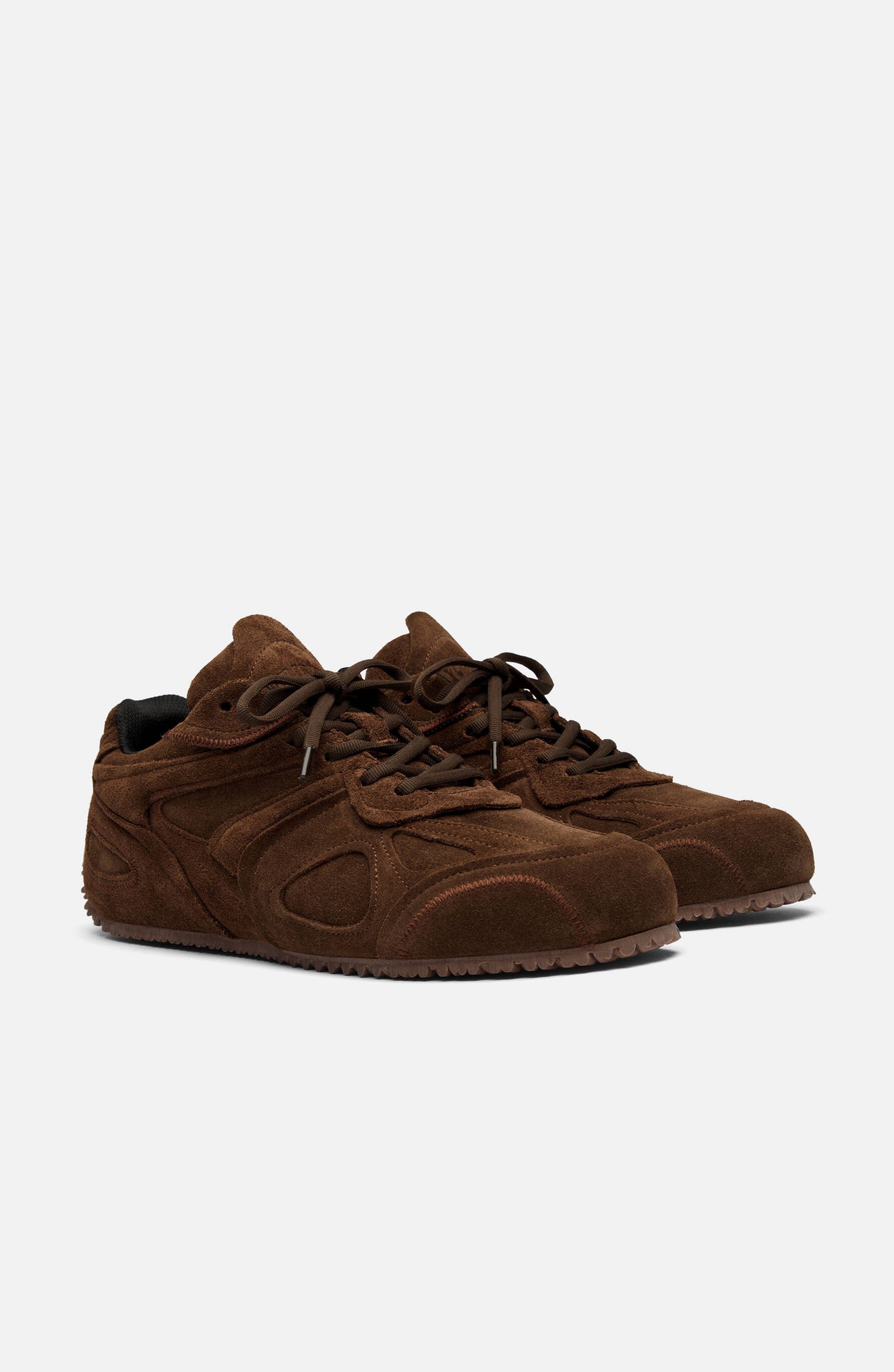 Slow Suede Runner - Men's, Alternate, color, Dark Brown/Dark Gum