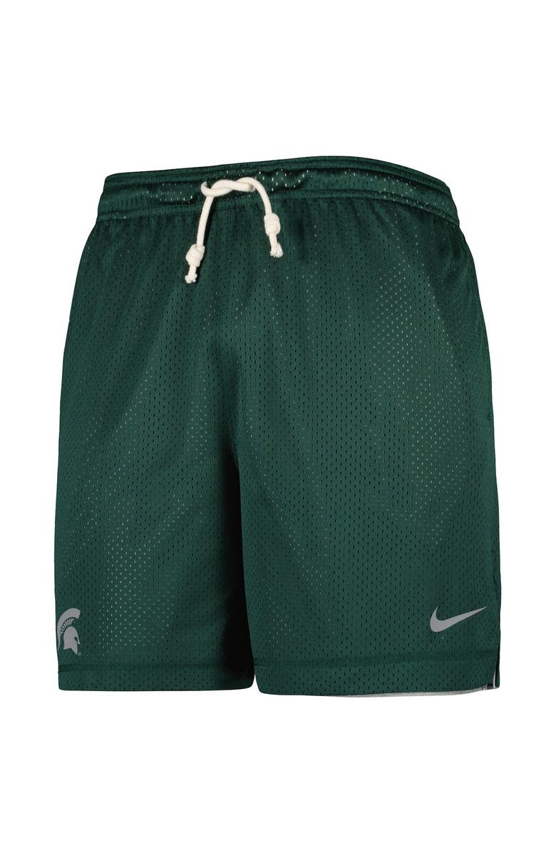 Nike Men's Nike Green/Gray Michigan State Spartans Reversible Performance Shorts, Alternate, color, 
