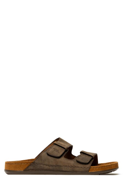 Rodd & Gunn Ranfurly Slide Sandal In Chocolate