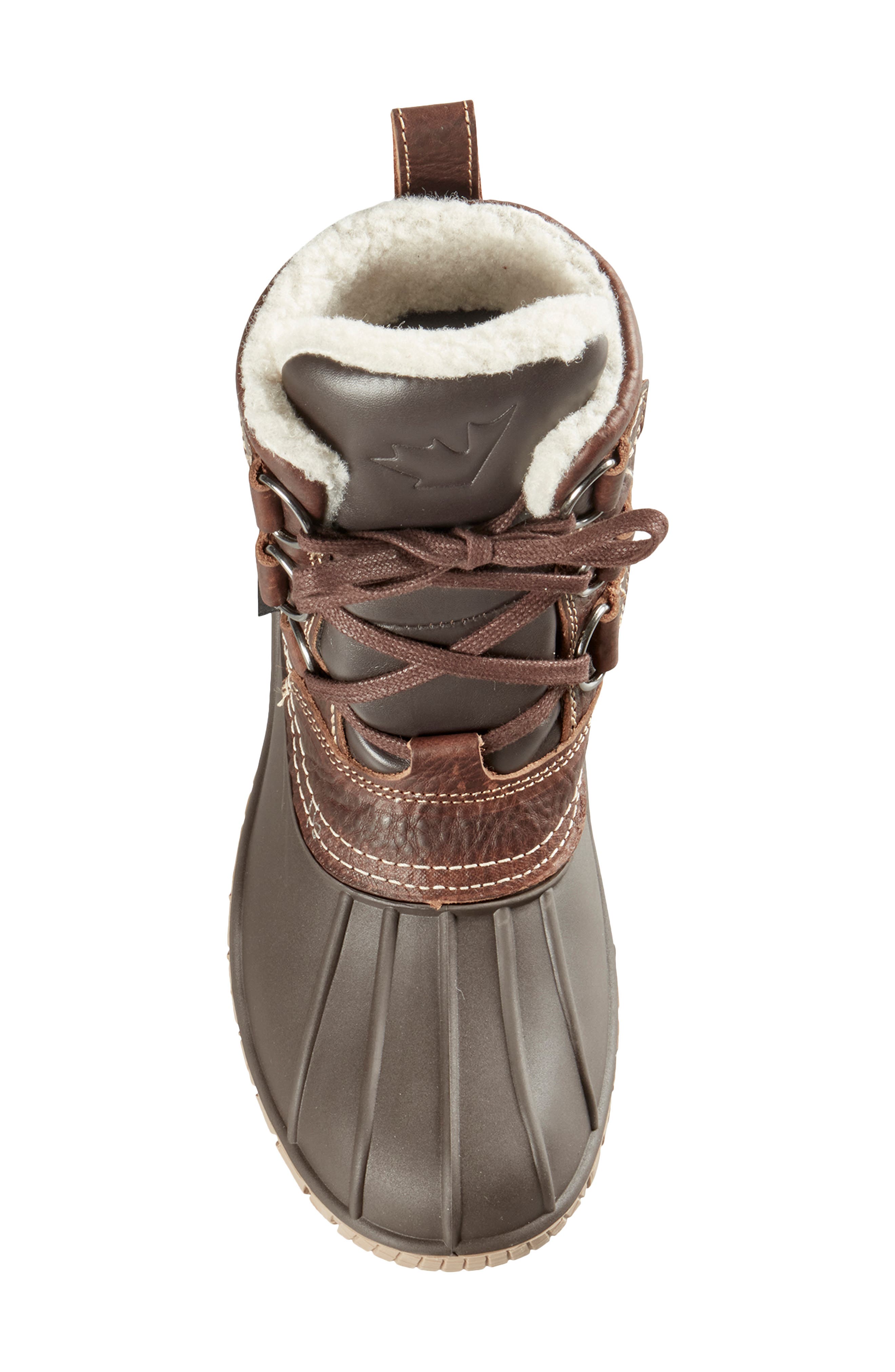 Yellowknife Waterproof Snow Boot, Alternate, color, BROWN