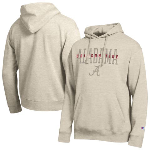 Men's Champion Oatmeal Alabama Crimson Tide All-Star Neutral Stack Hoodie