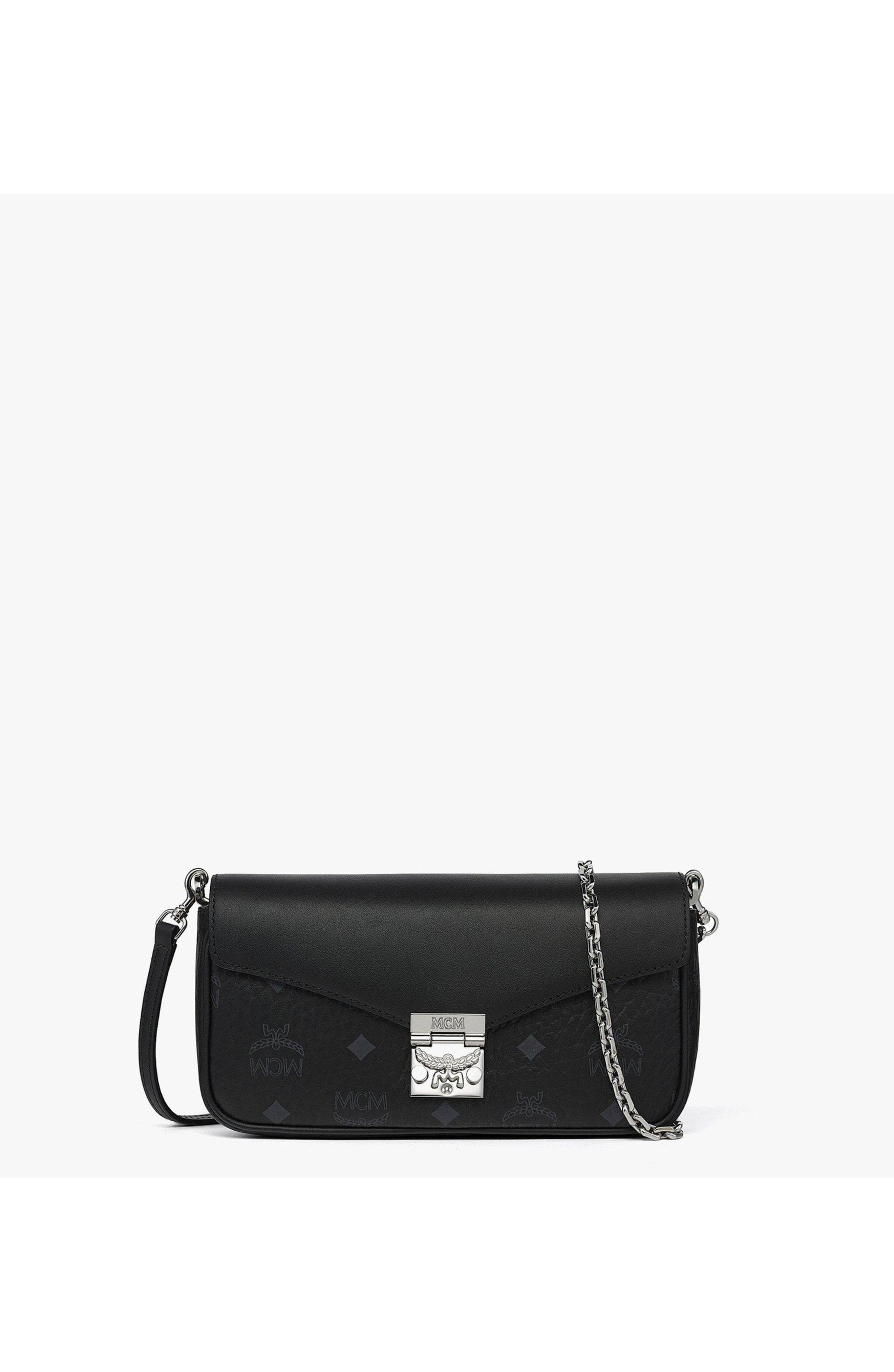 Mcm Tracy Crossbody In Black