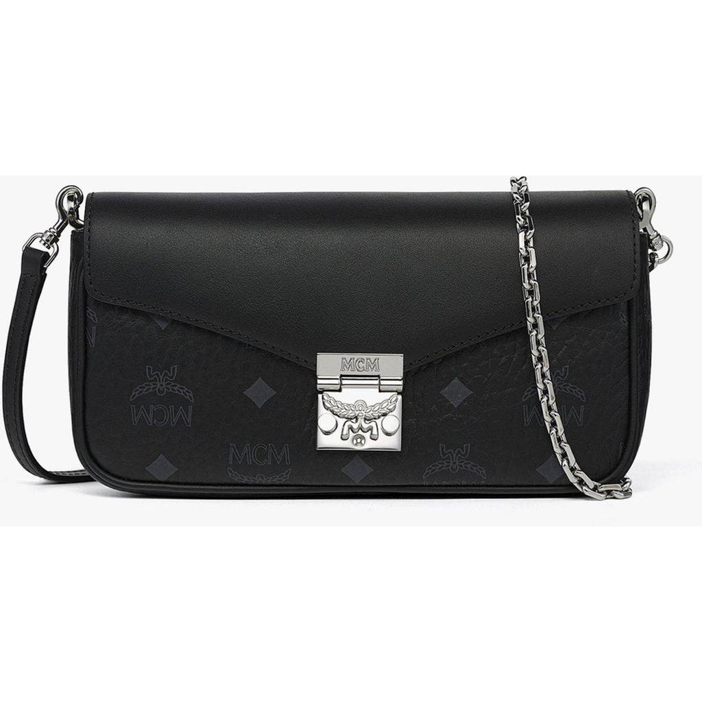 Mcm Tracy Crossbody In Black