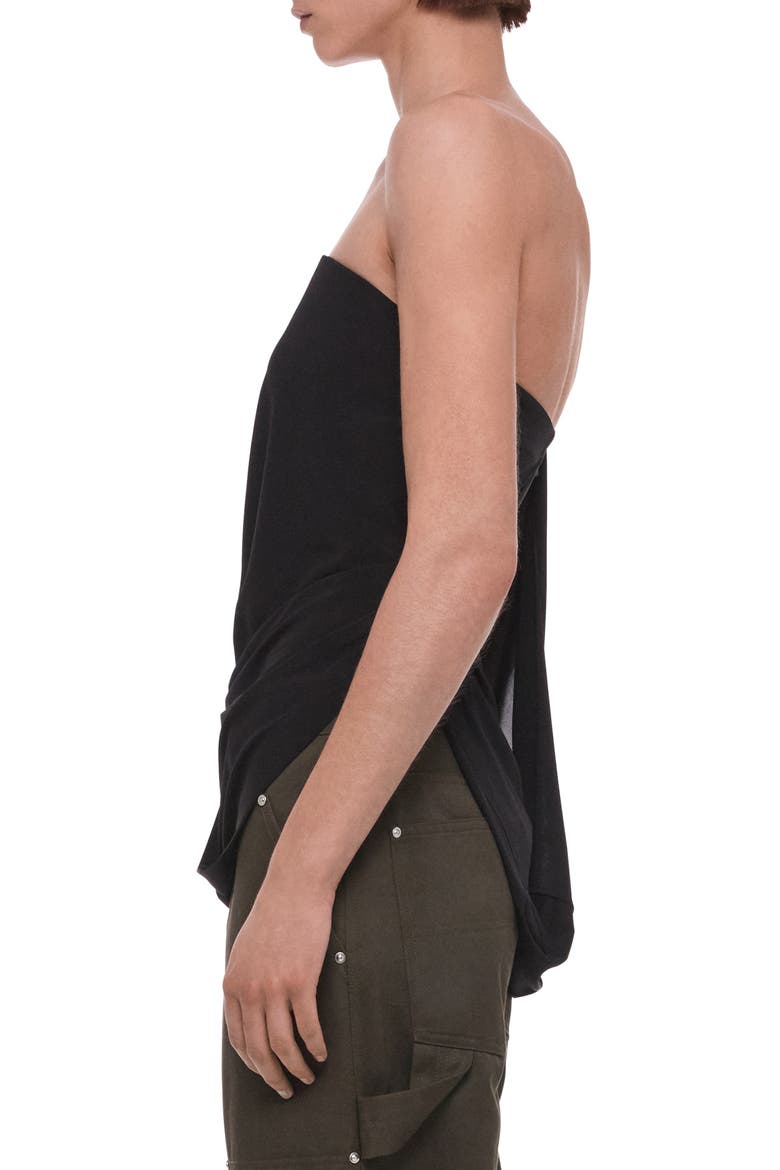 Twist Tube Top, Alternate, color, BLACK