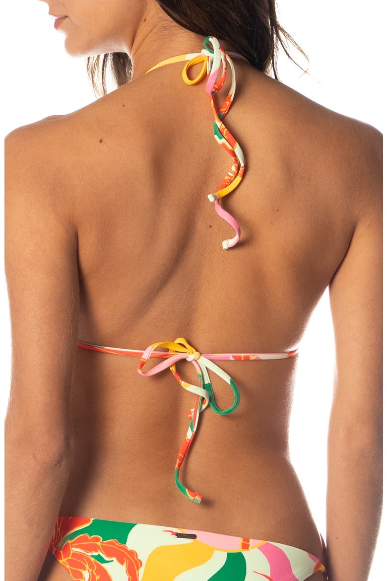 Tropical Breeze Balmy Reversible Bikini Top, Alternate, color, OPEN RED