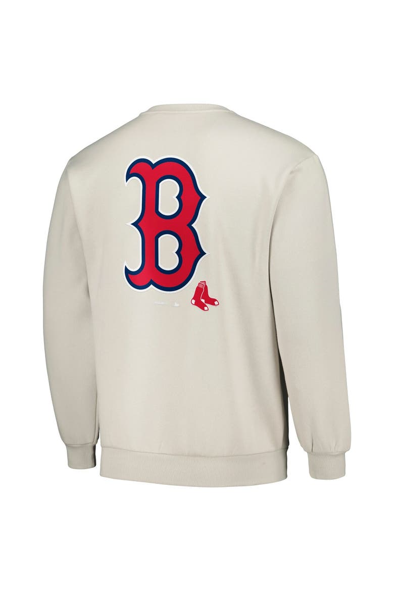 Men's PLEASURES Gray Boston Red Sox Ballpark Pullover Sweatshirt, Alternate, color, Gray