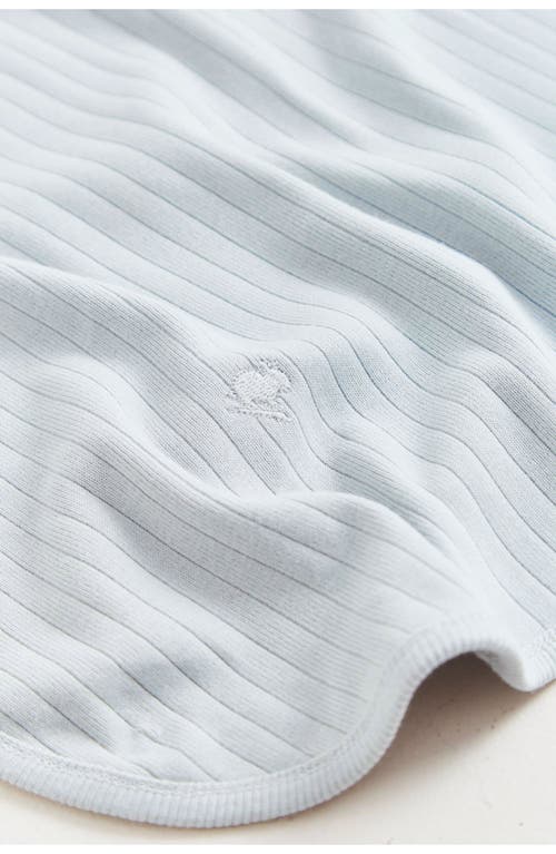 Babycottons Point Receiving Blanket In Grey
