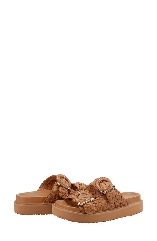 Shop Marc Fisher Ltd Auggie Two Strap Sandal In Beige
