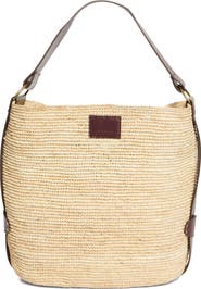 Isabel Marant Bayia Crocheted Raffia Tote