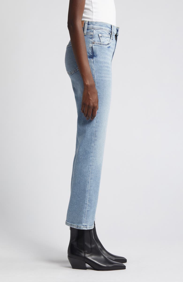 7 For All Mankind High Waist Slim Kick Flare Jeans, Alternate, color, Must