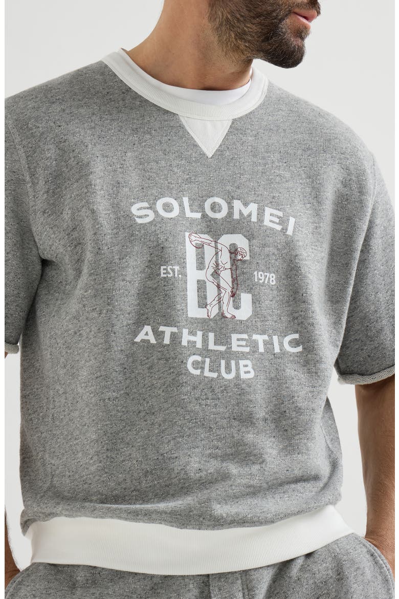 French terry sweatshirt, Alternate, color, Grey