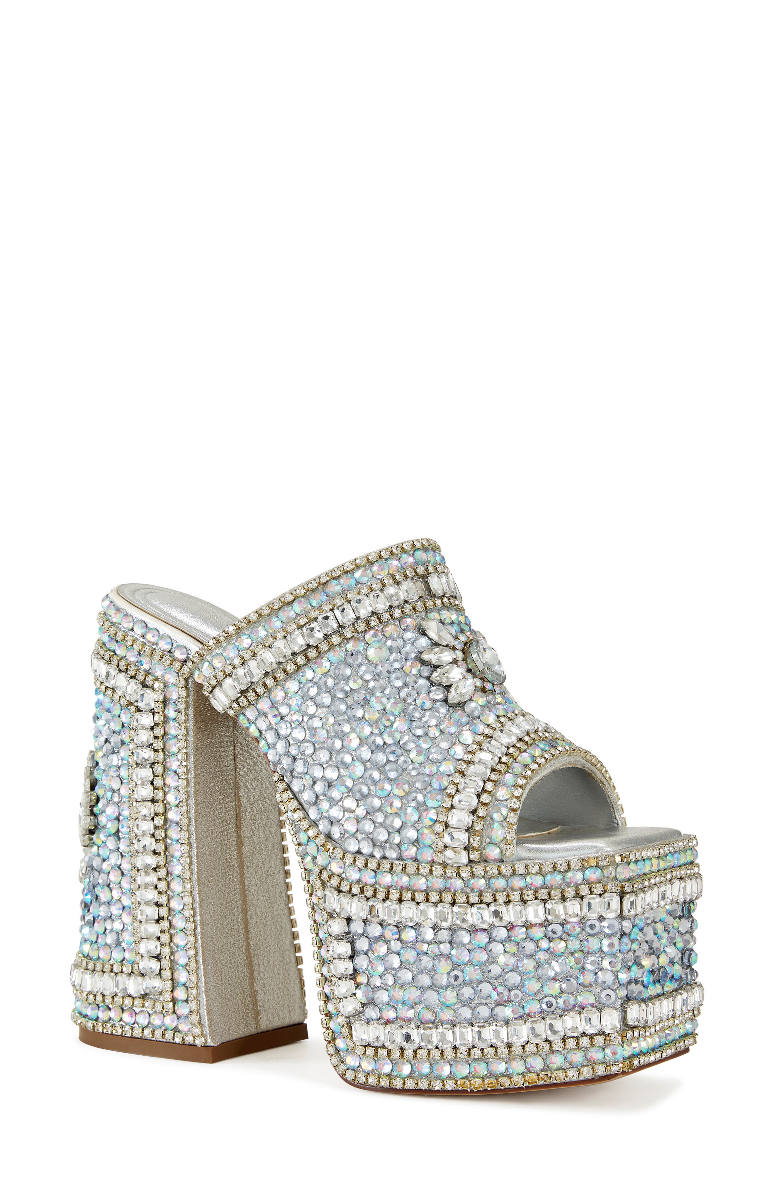 AZALEA WANG Showstop Platform Sandal, Main, color, 