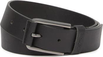 Oil Tanned Leather Wrapped Buckle Belt