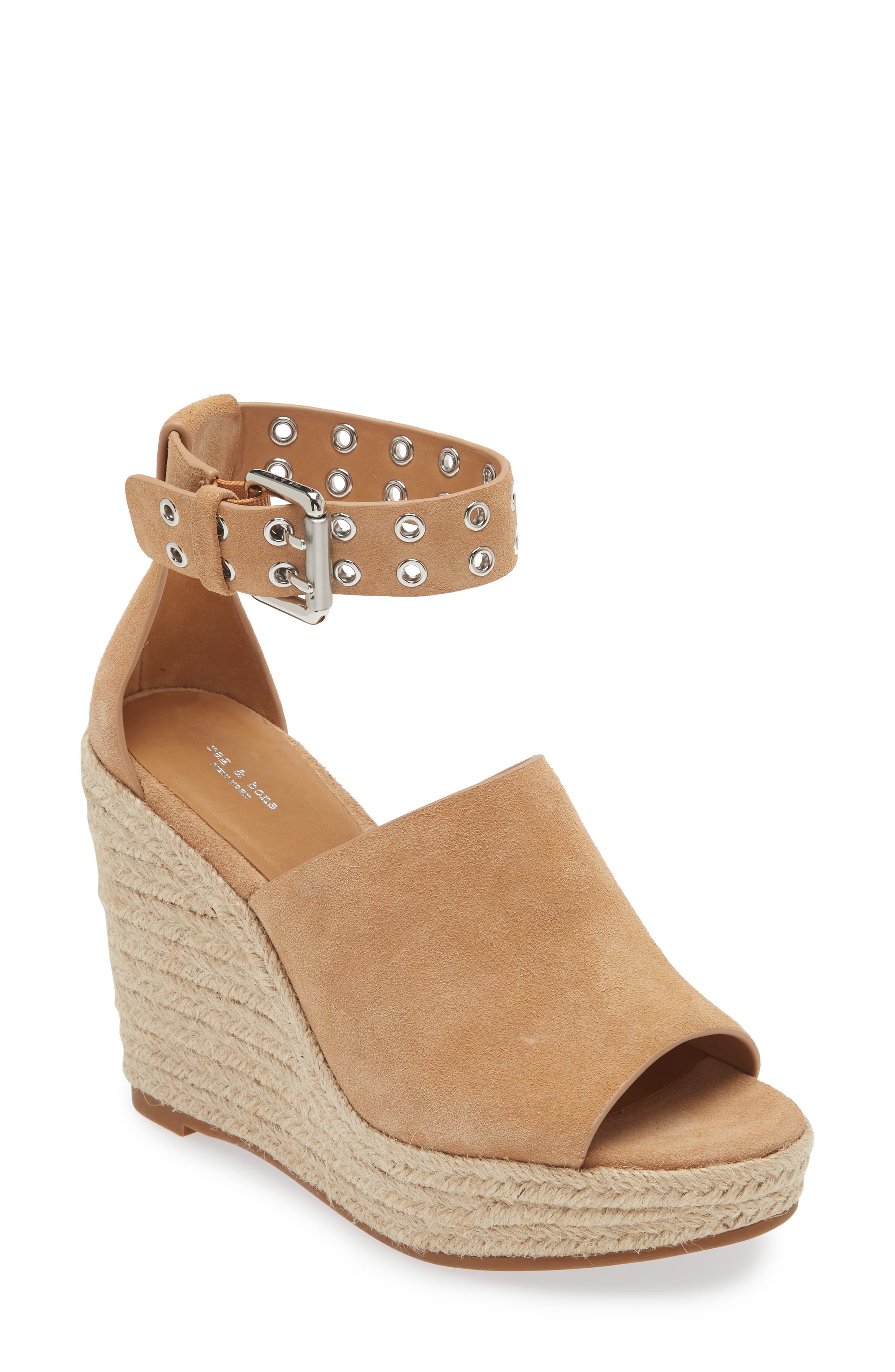 rag & bone Anteros Espadrille Wedge, Main, color, 