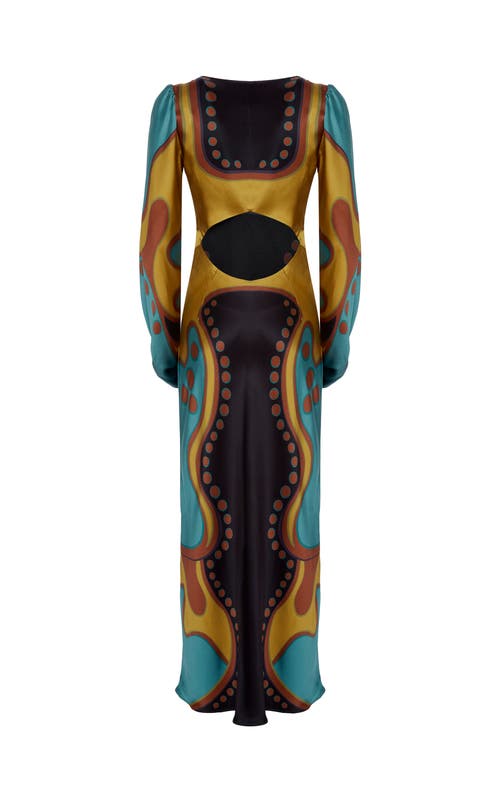 La Doublej Eros Dress In Multi