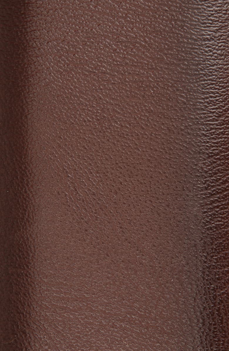 Original Penguin Feather Edge Bonded Leather Belt, Alternate, color, Brown/ Black