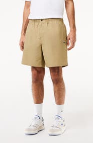 Lacoste Relaxed Cotton Twill Shorts