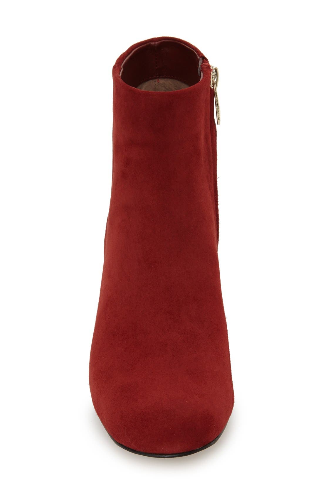 'Edith'  Bootie (Women), Alternate, color, RUST RED SUEDE