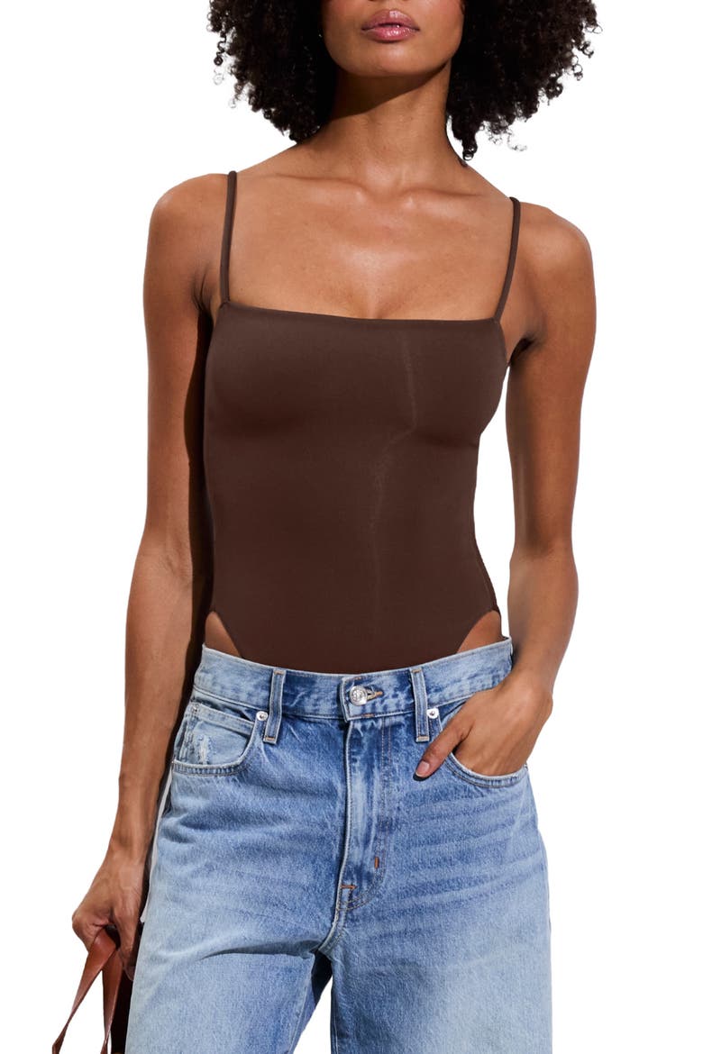 Retreat One-Piece Swimsuit, Main, color, COLD BREW BROWN