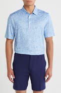 Greg Norman Marble Shark Performance Knit Polo