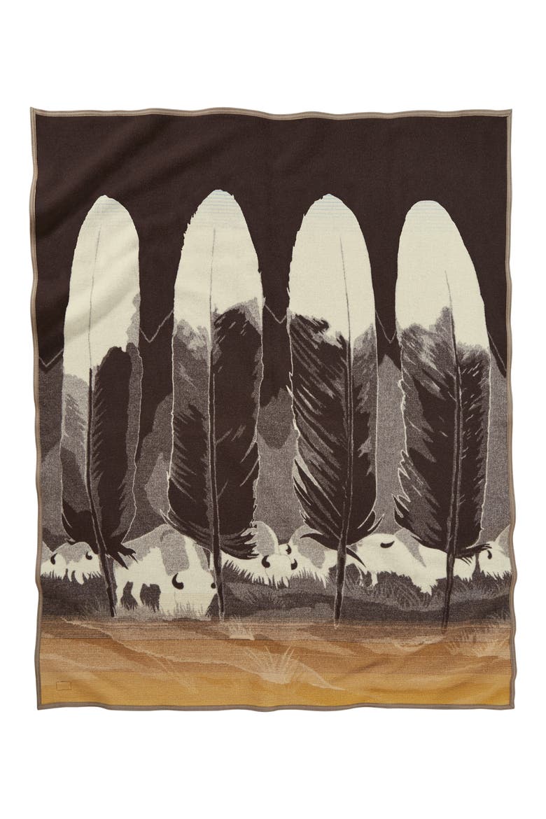 Legendary Collection Jacquard Blanket, Alternate, color, IN THEIR ELEMENT