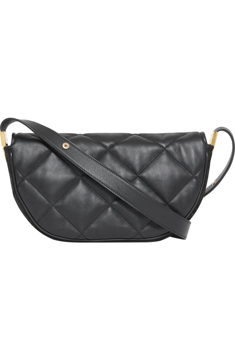 Burberry Small Olympia Diamond Quilted Leather Bag, Alternate, color,