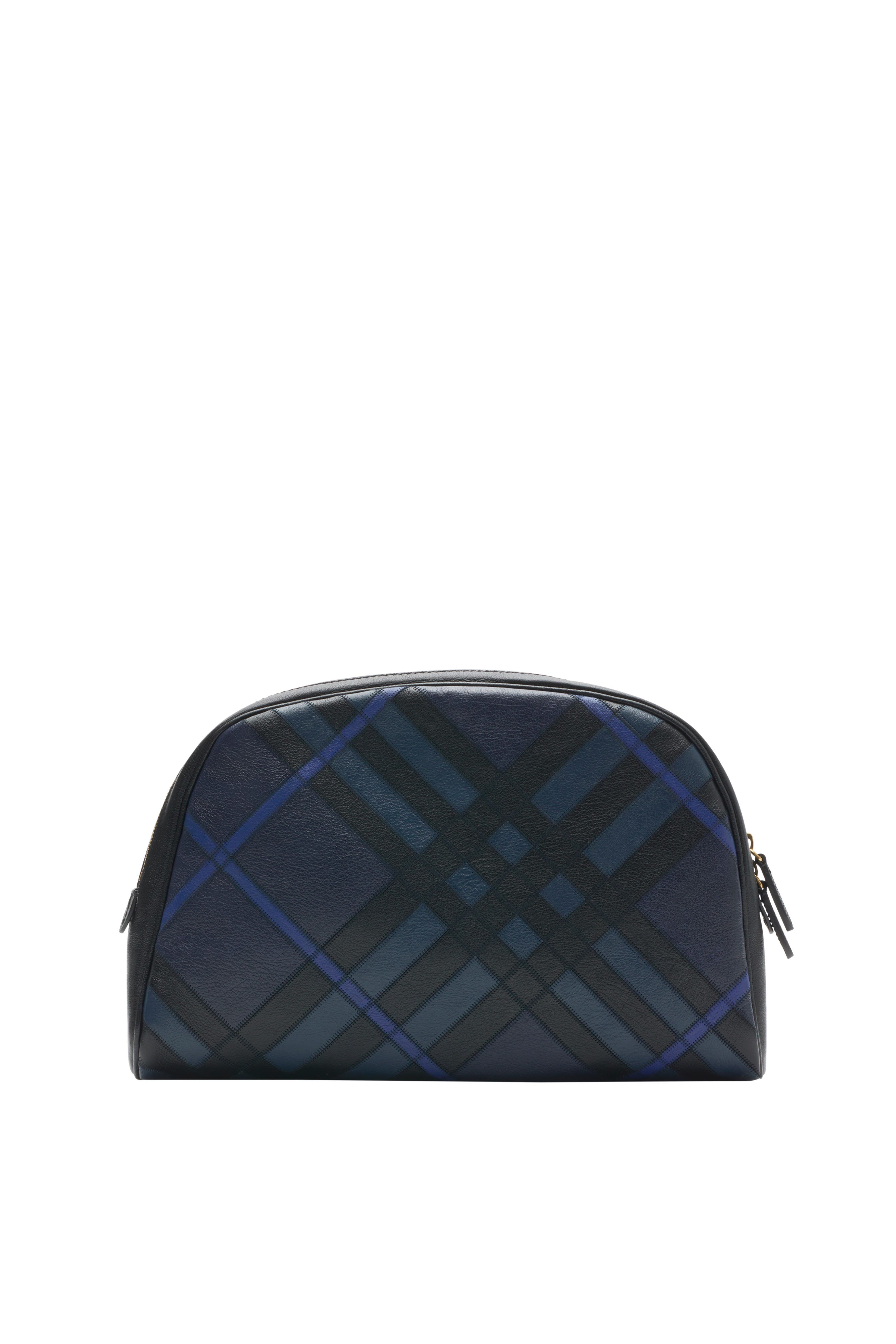 Burberry Highlands Pouch, Alternate, color, Storm Blue