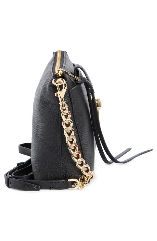 Rebecca Minkoff Megan Top Zip Crossbody Bag In Black