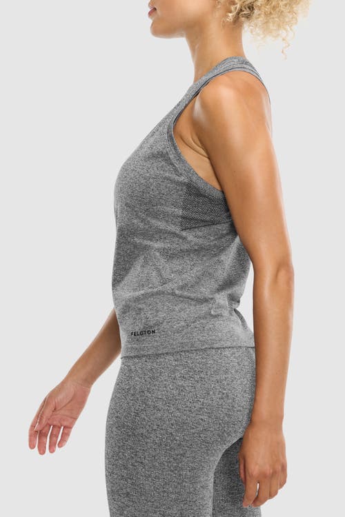 Peloton Seamless Melange Tank In Black