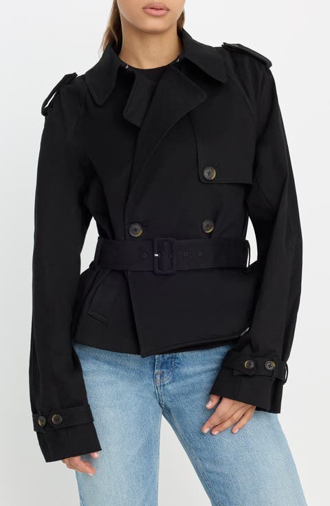 Crop Trench Jacket