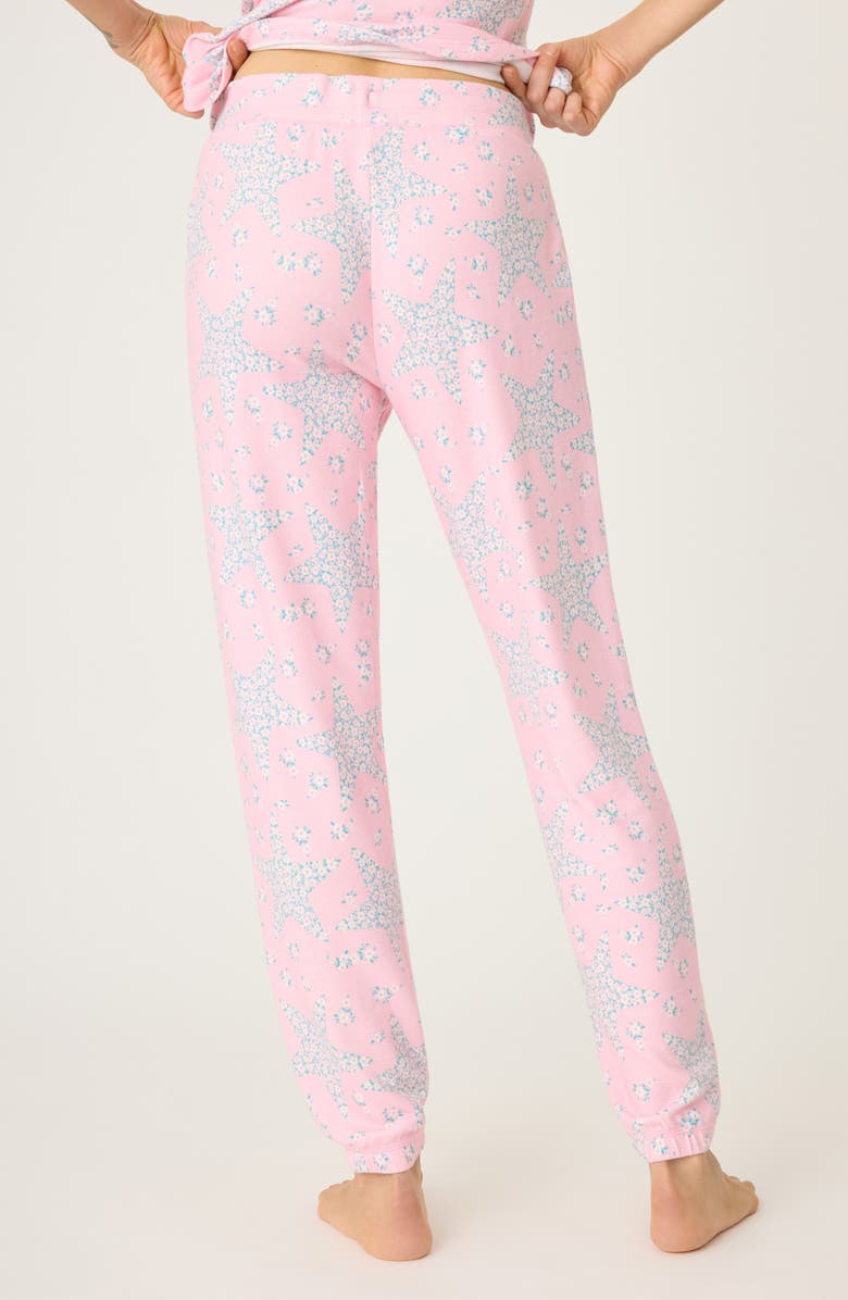 PJ Salvage Written in the Stars Peachy Jersey Lounge Joggers, Alternate, color,