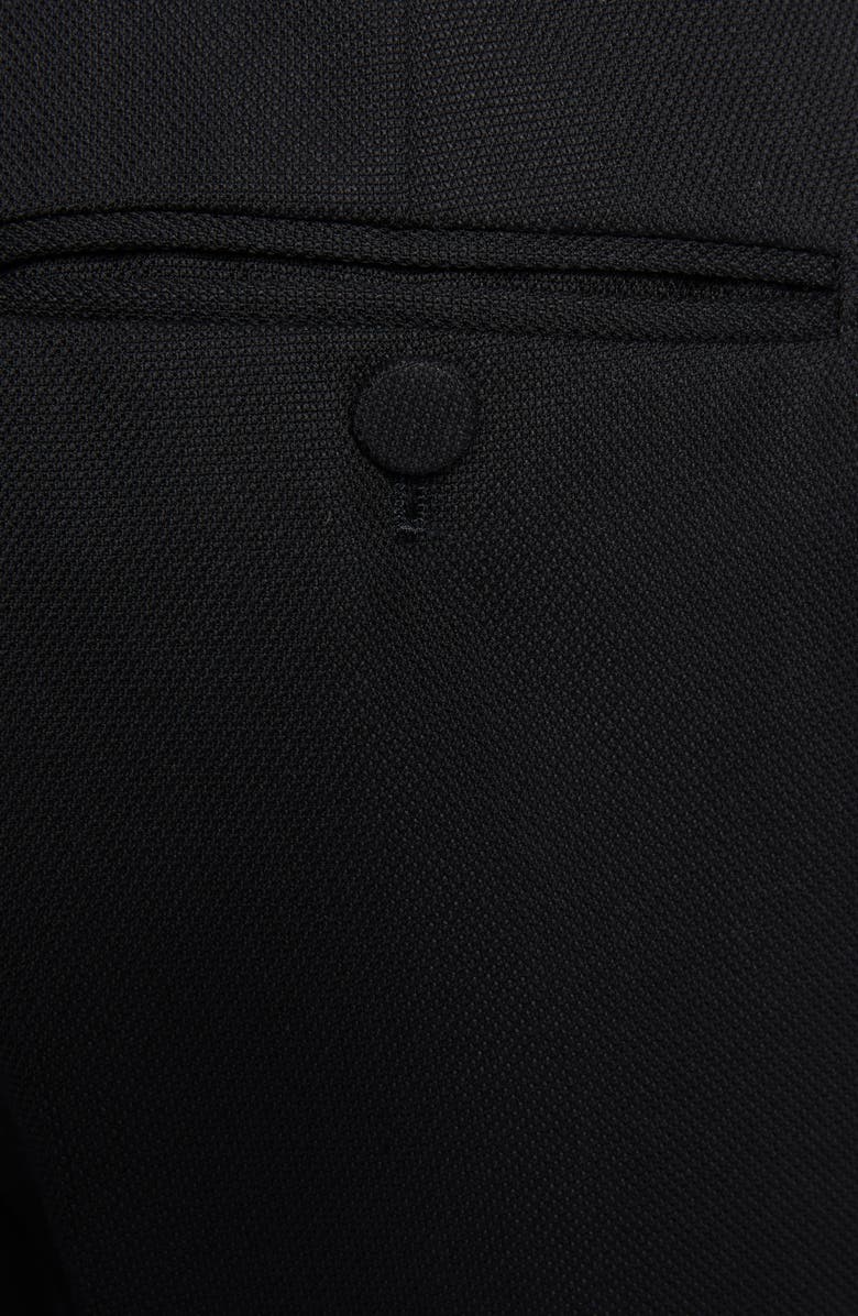 TOM FORD Panama Wool & Silk Pants, Alternate, color, Black