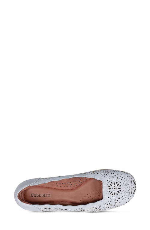 Rockport Cobb Hill Rory Ballet Flat In Light Gray