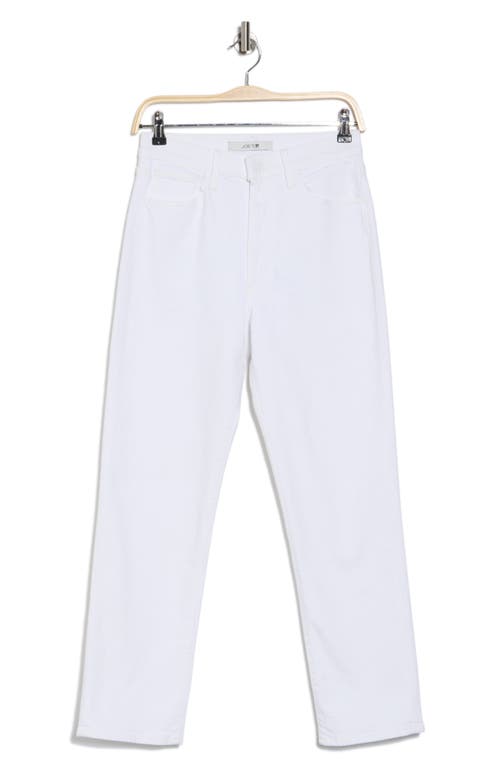 Joe's The Og High Waist Ankle Slim Straight Leg Jeans In White