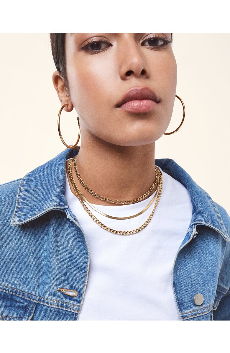 Hey Harper Capri Necklace, Alternate, color, Gold