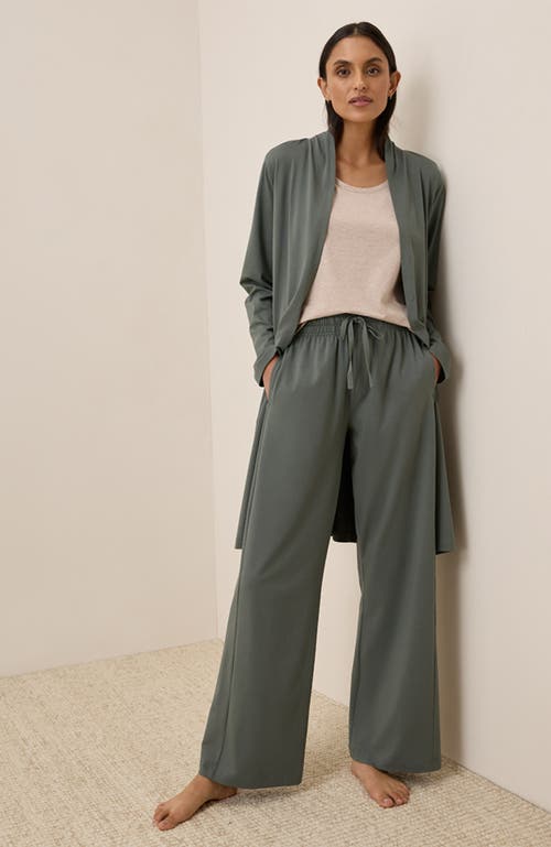 Pact Organic Cotton Cool Stretch Lounge Pant In Green