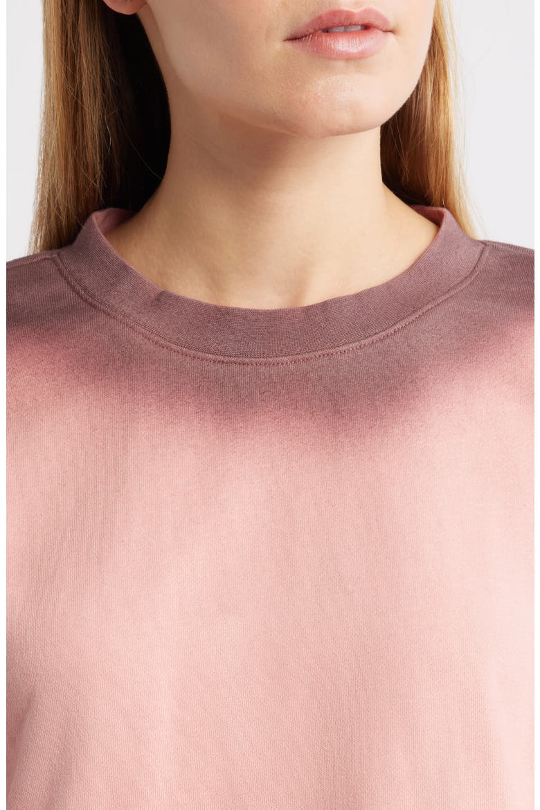 Spot Dye Terry Sweatshirt, Alternate, color, BLUSH