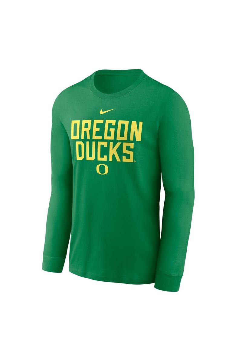 Nike Men's Nike Green Oregon Ducks 2025 Sideline Performance Long Sleeve T-Shirt, Alternate, color, Green