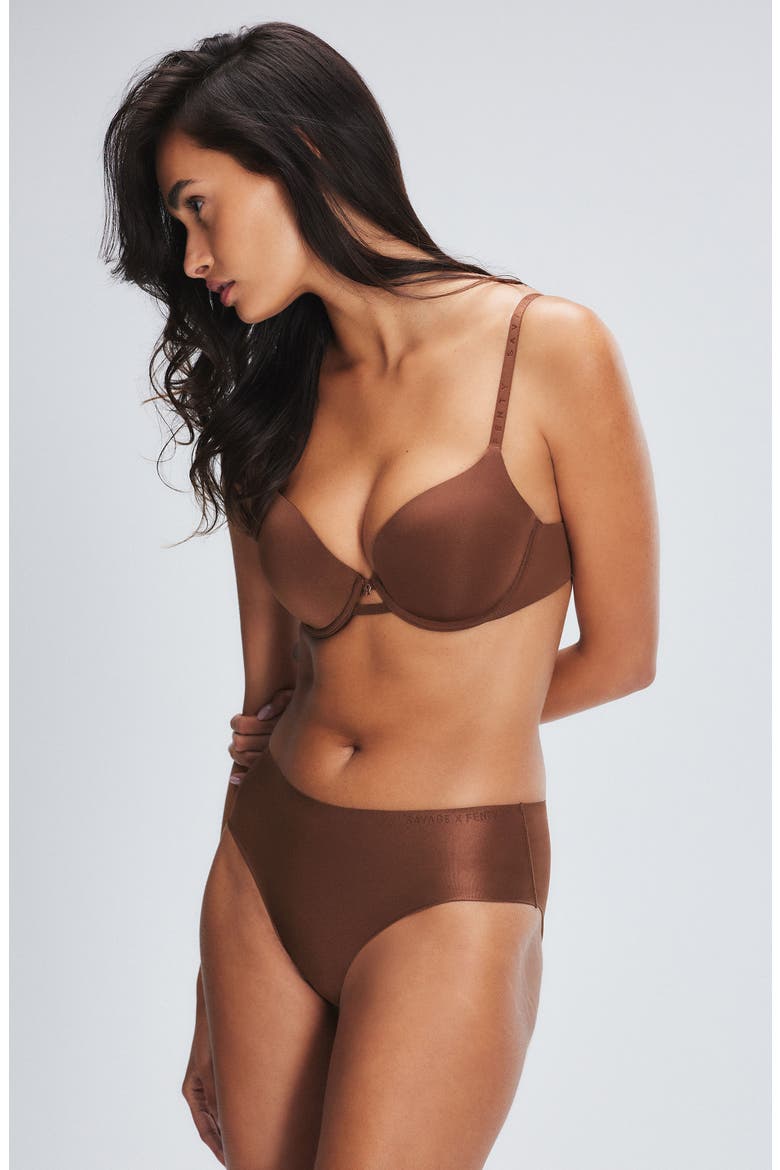 Microfiber No-Show Hipster Briefs, Alternate, color, BROWN SUGAR NUDE