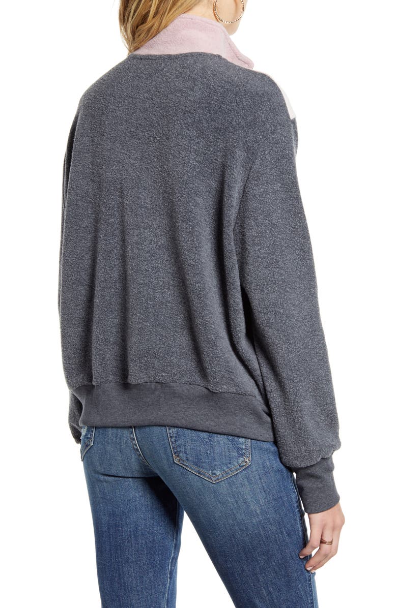 Wildfox Soto Teddy Bear Fleece Pullover, Alternate, color, 