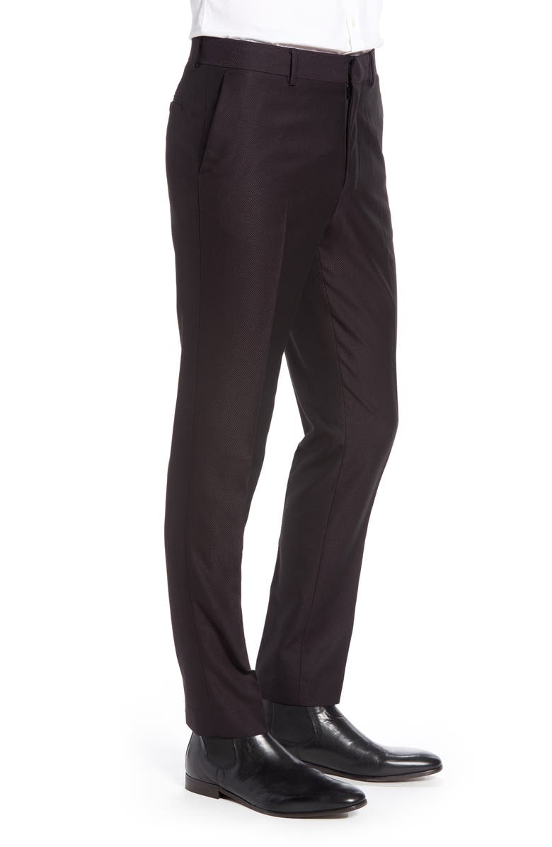 Topman Bicester Skinny Fit Suit Pants, Alternate, color,