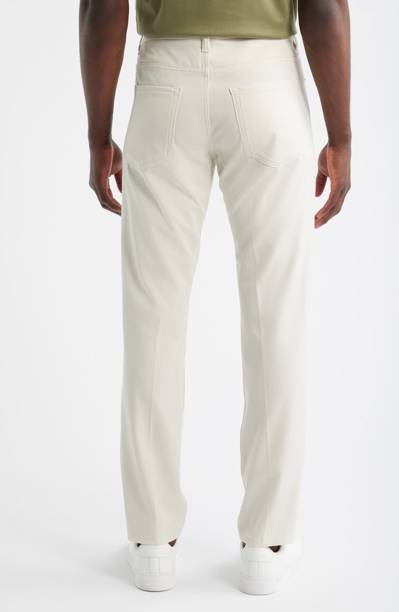 BOSS Delaware Five Pocket Straight Leg Pants, Alternate, color, Open White