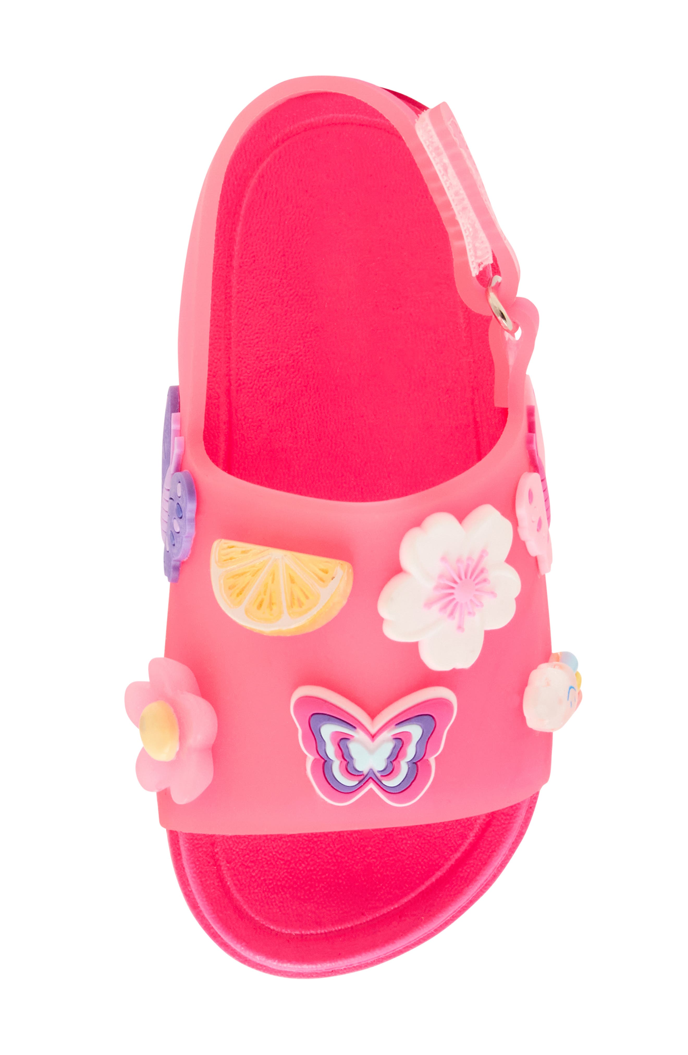 Kids' Tivey Floral Slingback Sandal, Alternate, color, PINK
